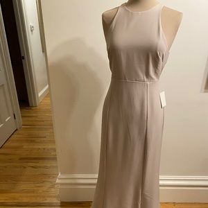 Show Me Your MuMu Chicago High Neck Gown in Show Me The Ring Stretch Crepe, M